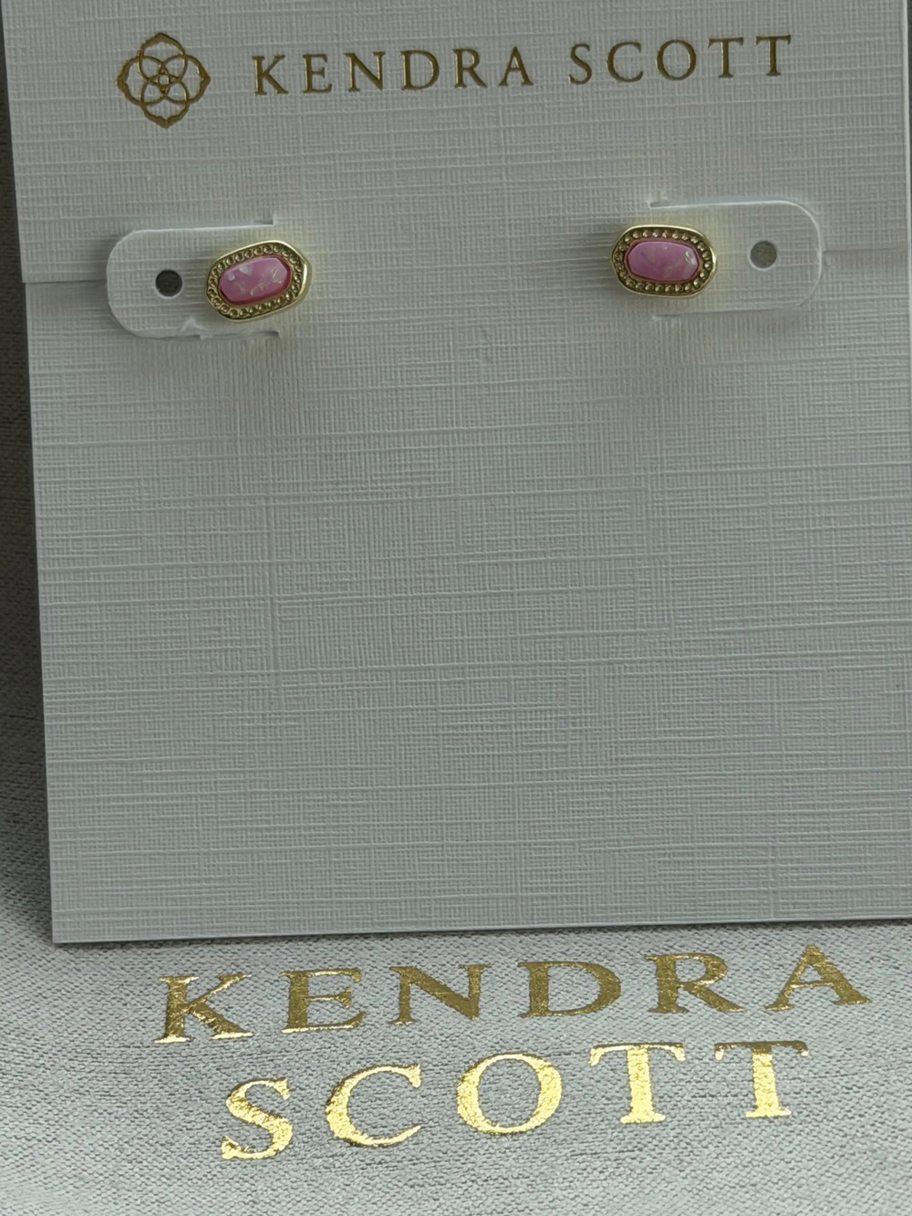 Kendra Scott pink earrings